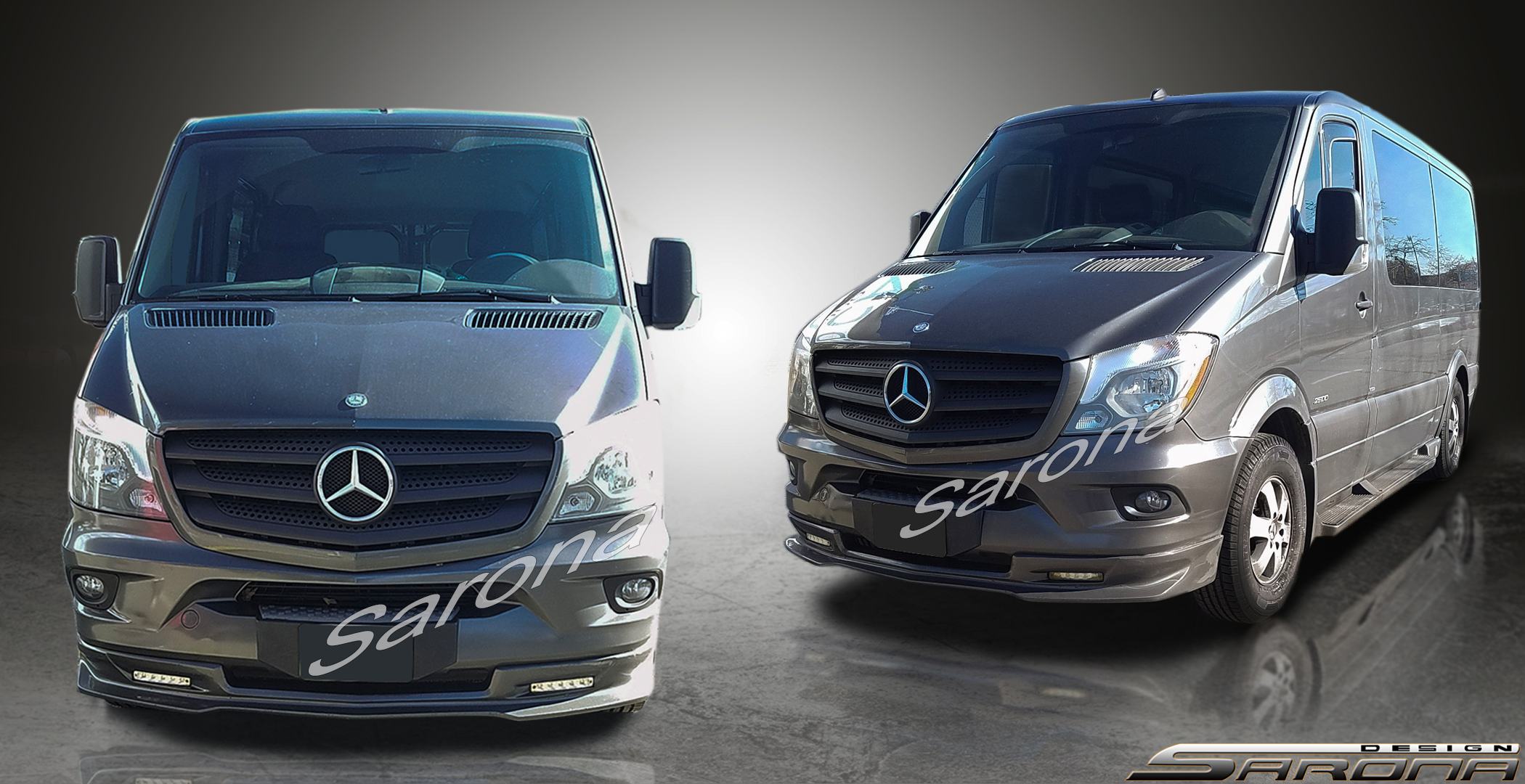 Custom Mercedes Sprinter  Short Wheel Base Body Kit (2007 - 2018) - $2290.00 (Part #MB-192-KT)